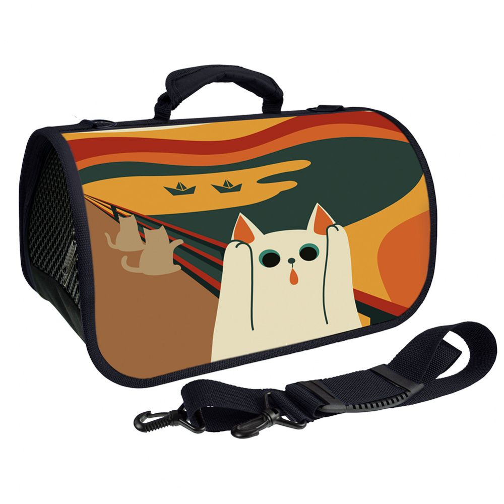 Сумка-переноска для животных Foxie Cat Scream 43х25х24см сумка переноска для животных foxie cat scream 43х25х24см
