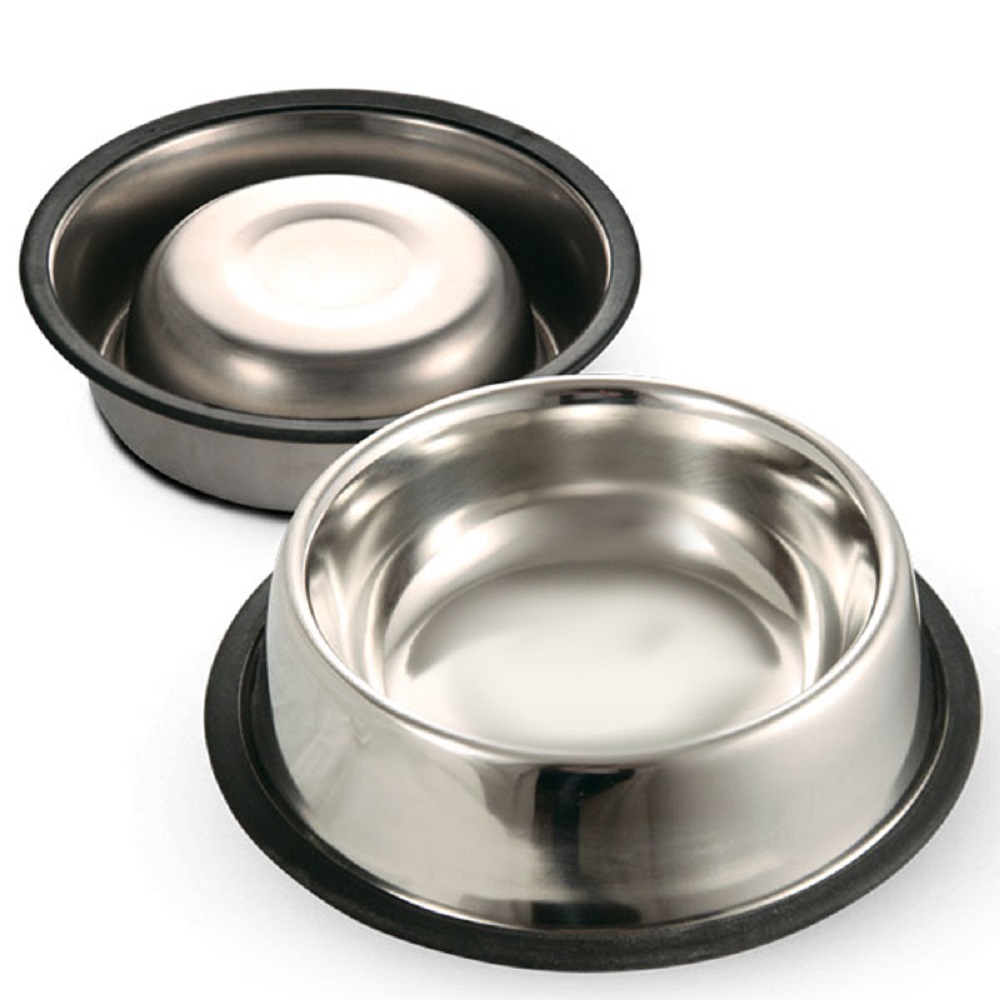 Миска для животных TRIOL металлическая на резинке 200мл 238₽