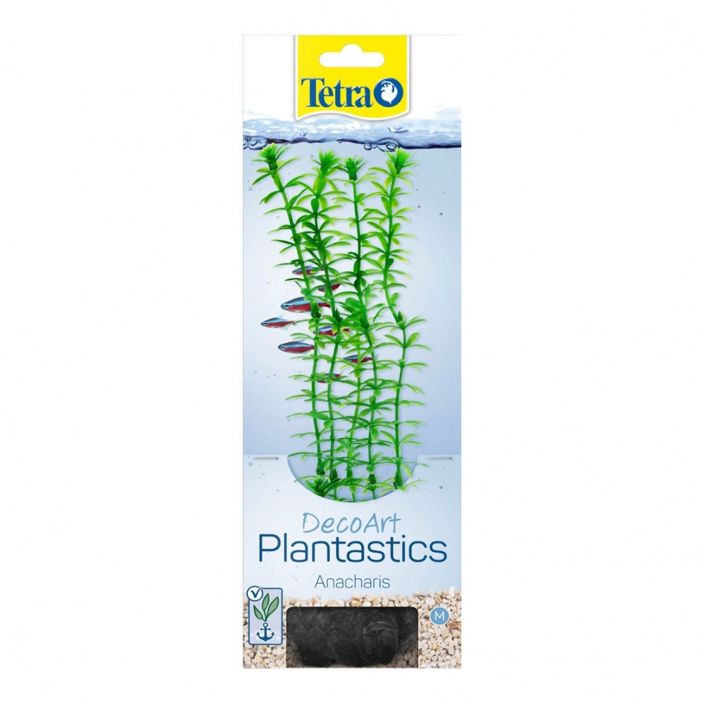 Растение TETRA Deco Art искусственное Элодея M (23см) искусственное растение barbus элодея 10 см зеленый
