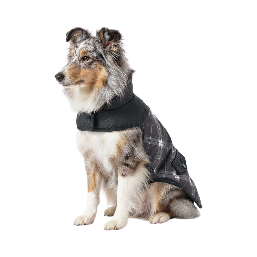 Попона для собак Foxie Blizzard разноцветная р L длина спины 40см обхват груди 57-63см 749₽