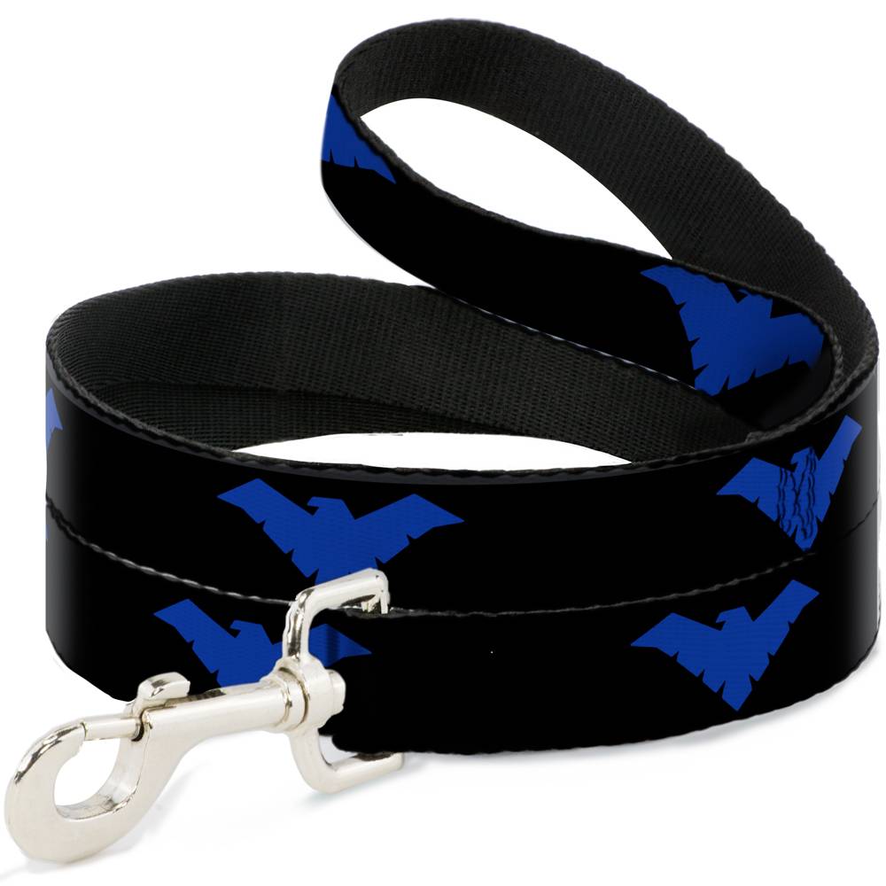 Поводок для собак Buckle-Down Найтвинг лого черный 120см найтвинг nightwing 1909991 s синий
