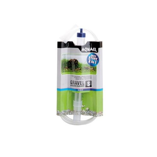 Грунтоочиститель для аквариума AQUAEL GRAVEL & GLASS CLEANER S (26 - 46 см) со скребком
