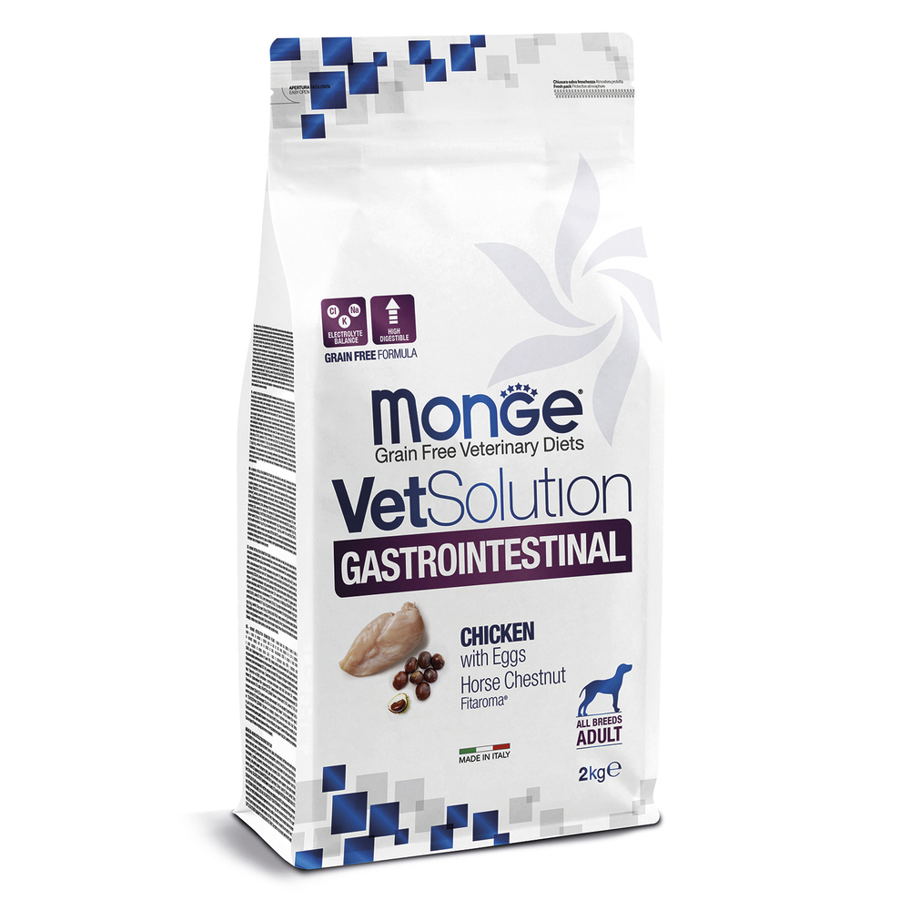 Корм для собак Monge VetSolution Gastrointestinal при заболеваниях ЖКТ сух. 2кг