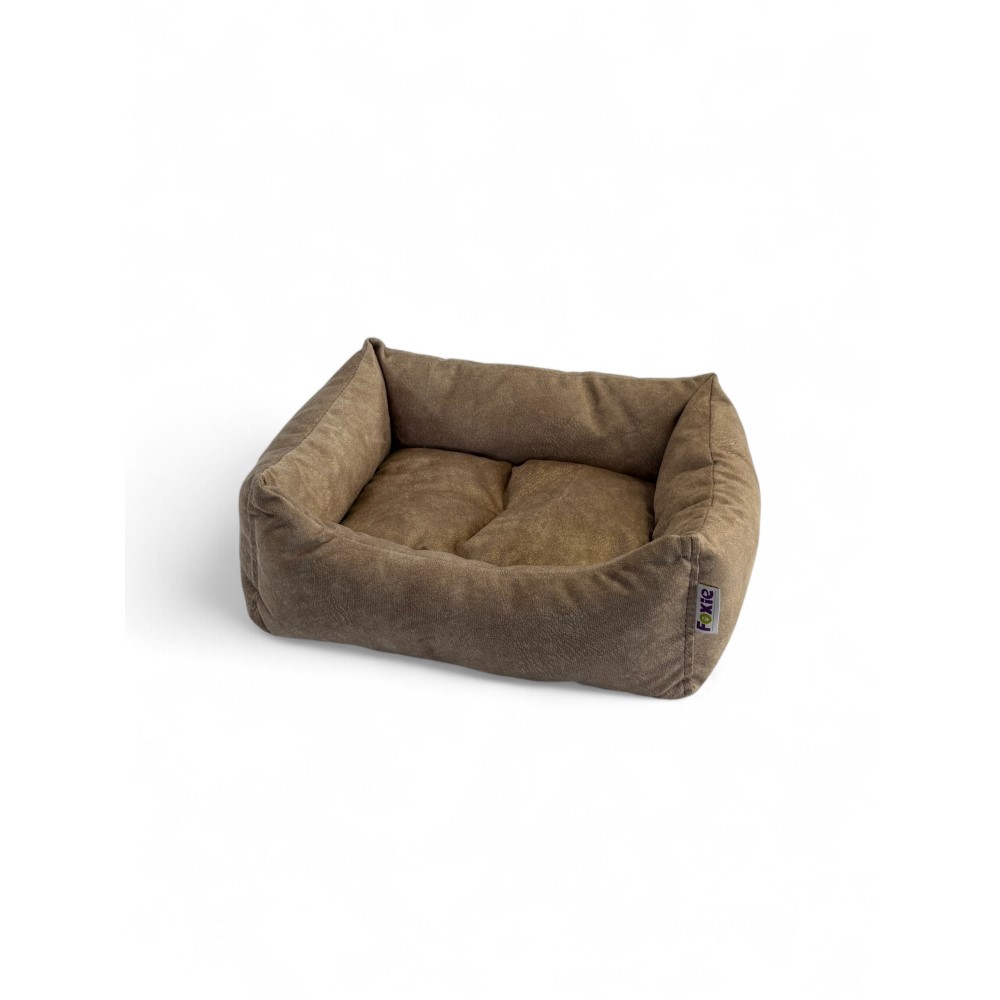 Лежак для животных Foxie Prime classic 50х40см бежевая карамель 1659₽