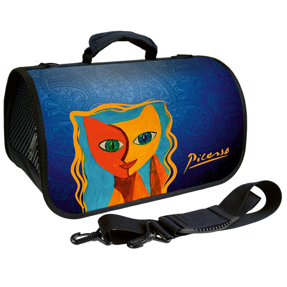 Сумка-переноска для животных Foxie Picatso 43х25х24см сумка переноска для животных теремок сафари с окошком средняя 38х24х24см