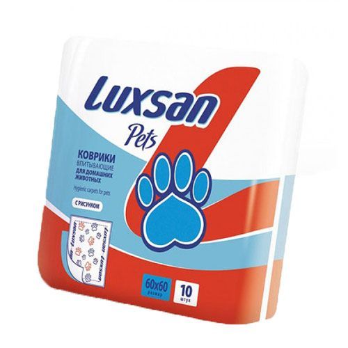 Коврик для кошек и собак Luxsan Premium с рисунком, 60*60см 10шт
