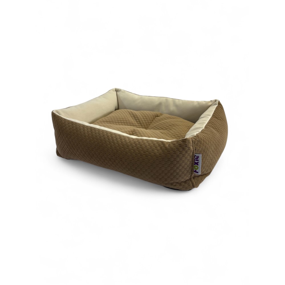 Лежак для животных Foxie Prime edition 60х50см медово-коричневый 3100₽