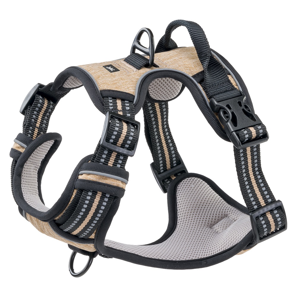 Шлейка для собак FERPLAST Vigor S нейлоновая светоотражающая коричневая 3140₽