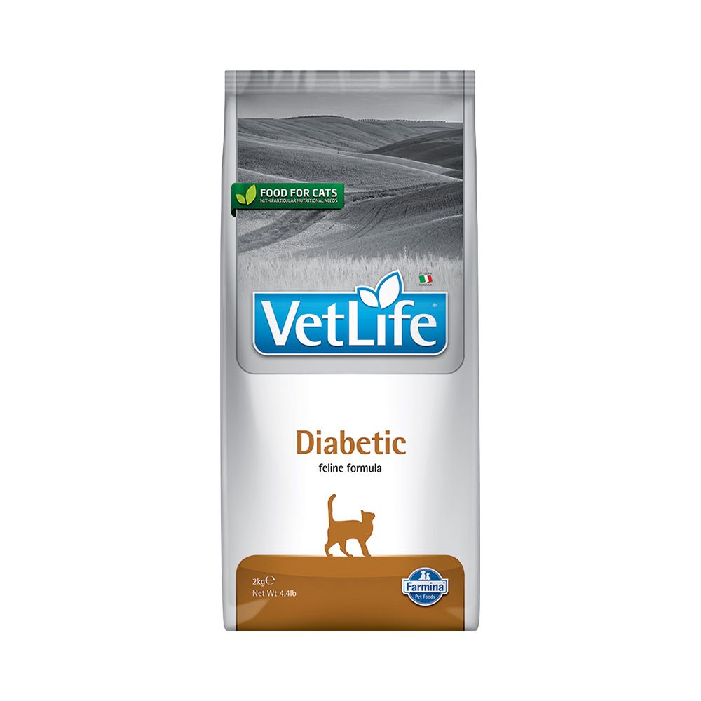 Корм для кошек Farmina Vet Life Natural Diet при диабете сух. 2кг цена и фото