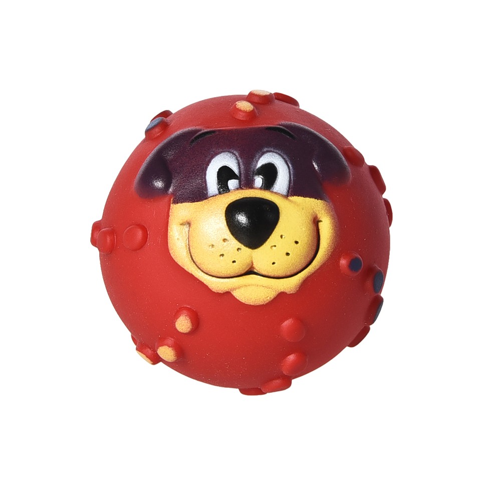 Игрушка для собак Foxie Doggy мяч 7см красный винил