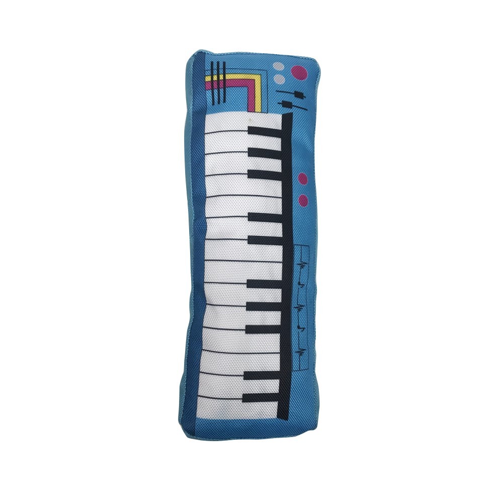 Игрушка для собак CHOMPER Rockin’ keyboard Синтезатор плюш с пищалкой 31 см игрушка для собак chomper tufflove кит суперпрочный с пищалкой плюш 32 см