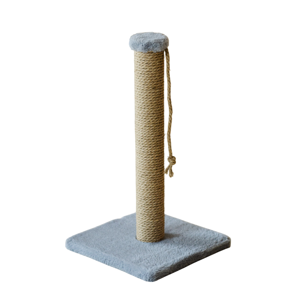 Когтеточка для кошек ПУШОК Столбик 30х30х50см серый 889₽