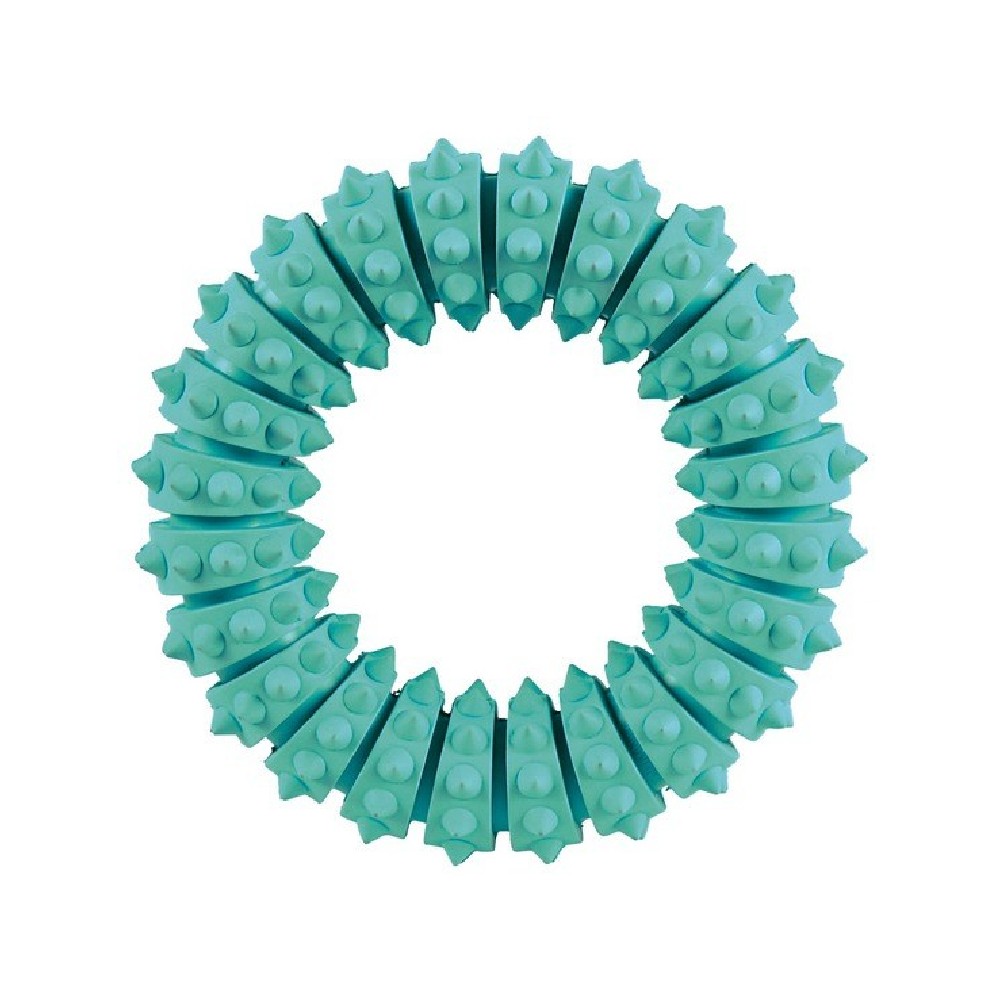 Игрушка для собак TRIXIE Кольцо Denta Fun с запахом мяты, резина, ф 12см