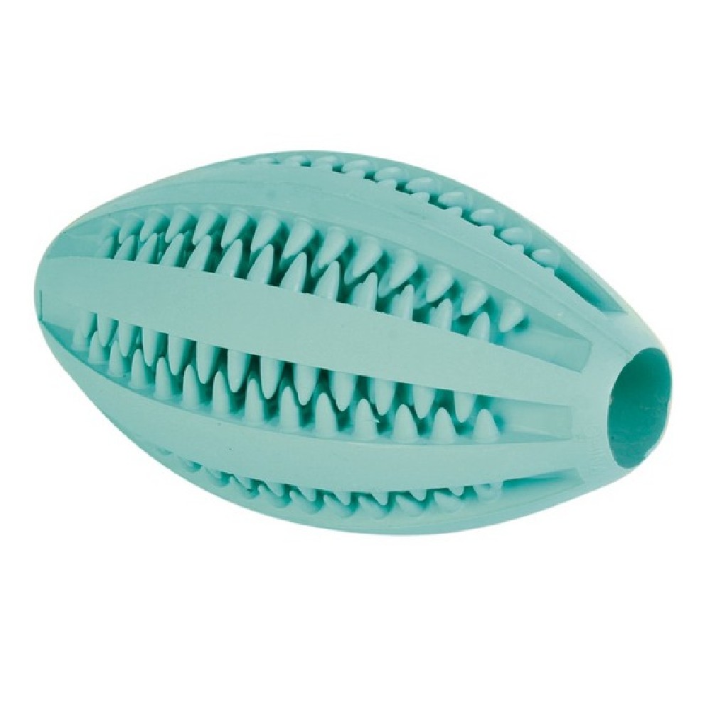 игрушка для собак trixie dentafun мяч на веревке Игрушка для собак TRIXIE Мяч DentaFun бейсбольный резина 11,5см