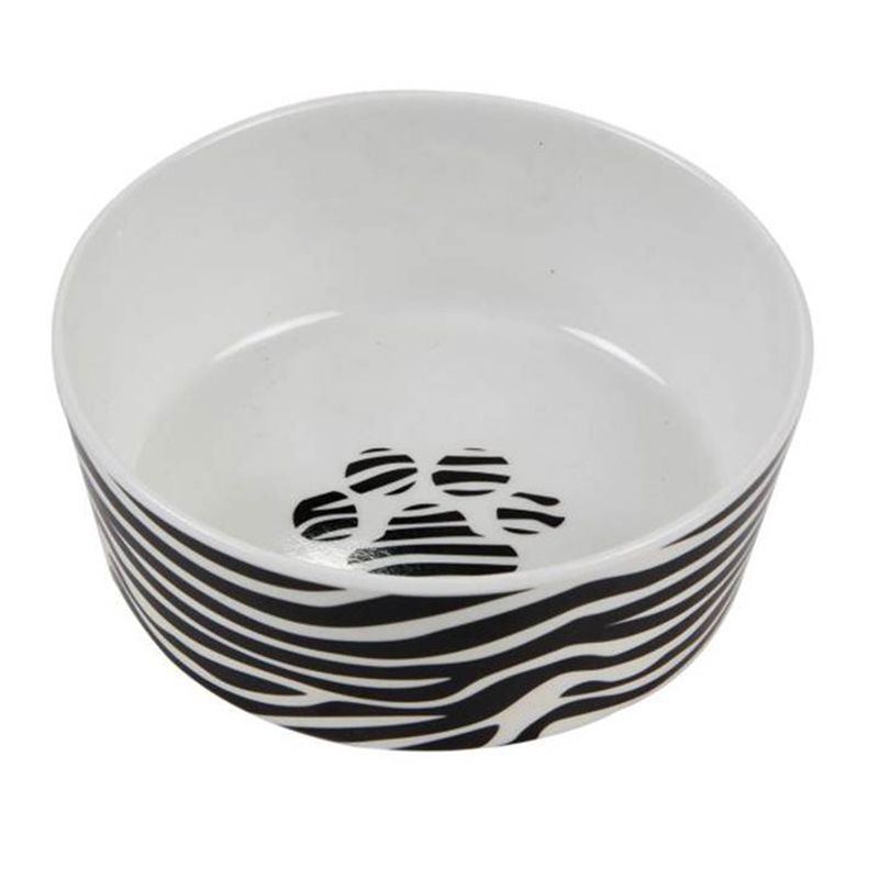 Миска для животных MAJOR Zebra меламин, 330мл