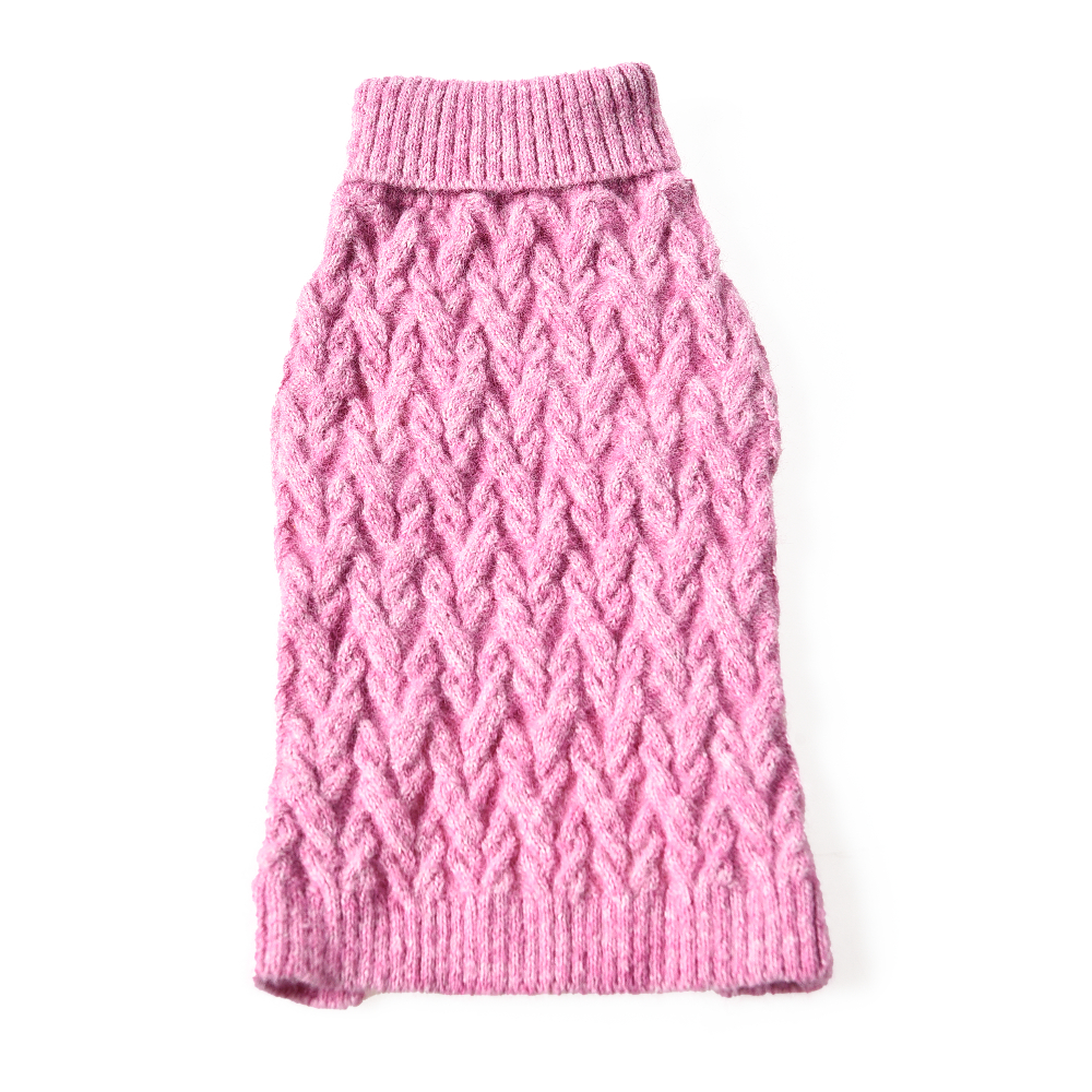 Свитер для собак Foxie Сuddly Pink M (длина спины 35см) розовый