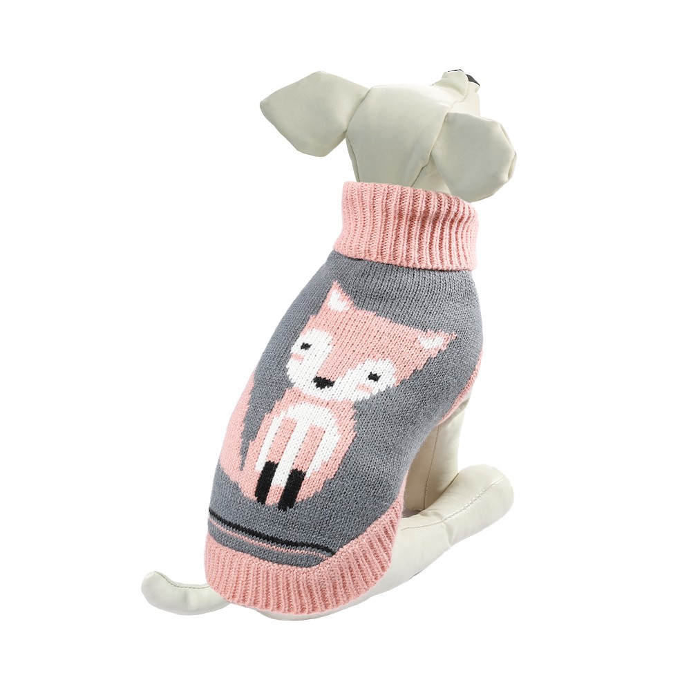 Свитер для собак TRIOL Лиса Алиса XL, размер 40см свитер для собак triol косички xl горчичный размер 40см