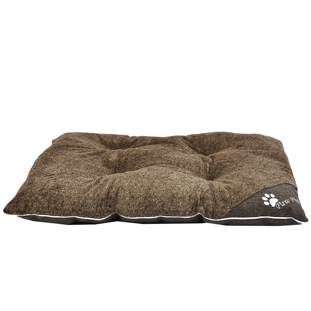 Лежак для животных PET CHOIСE подушка, пушистый, коричневый 100х73х17см