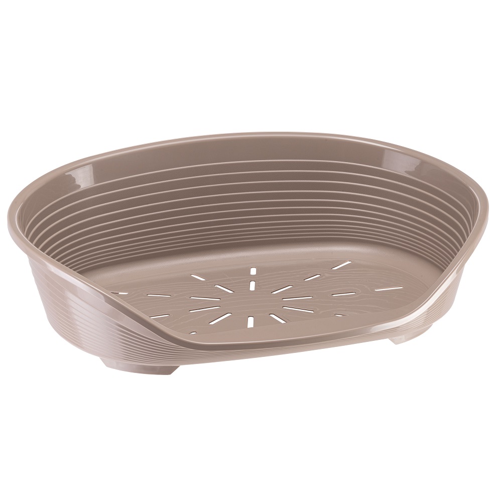 Лежак для собак FERPLAST Siesta Deluxe 8 пластиковый капучино 82х595хh25см 3490₽