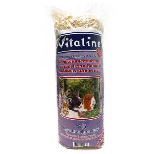 Опилки для грызунов VITALINE №5 14,7л крупные