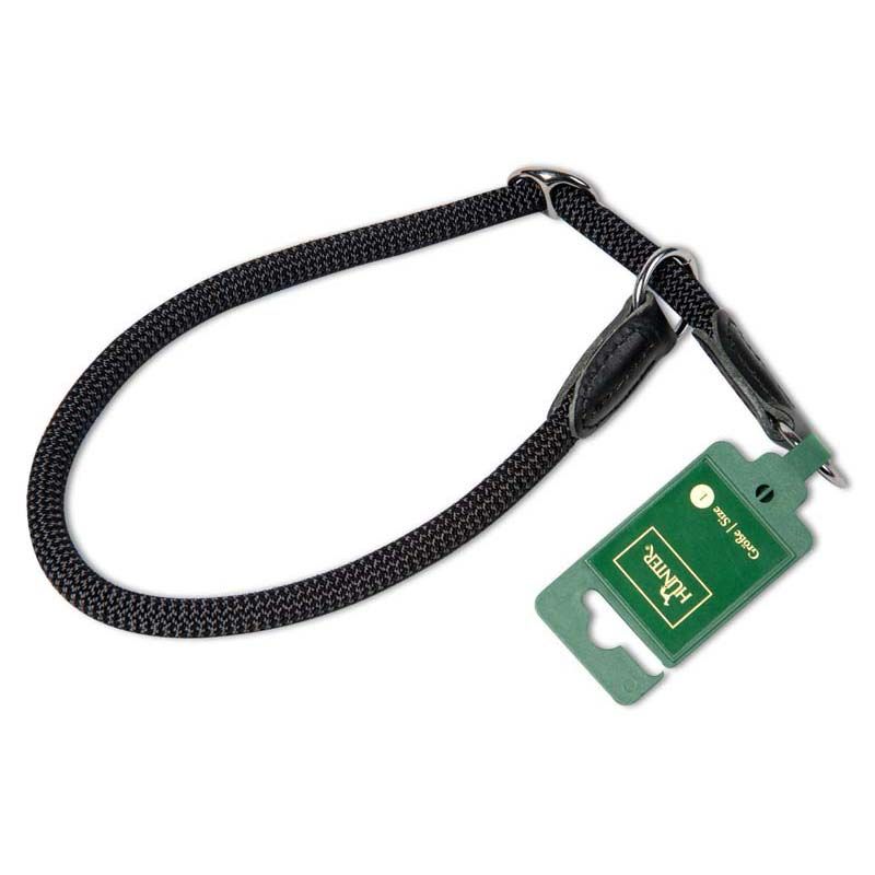 Ошейник-удавка для собак HUNTER Freestyle 60/10 нейлоновая стропа черная