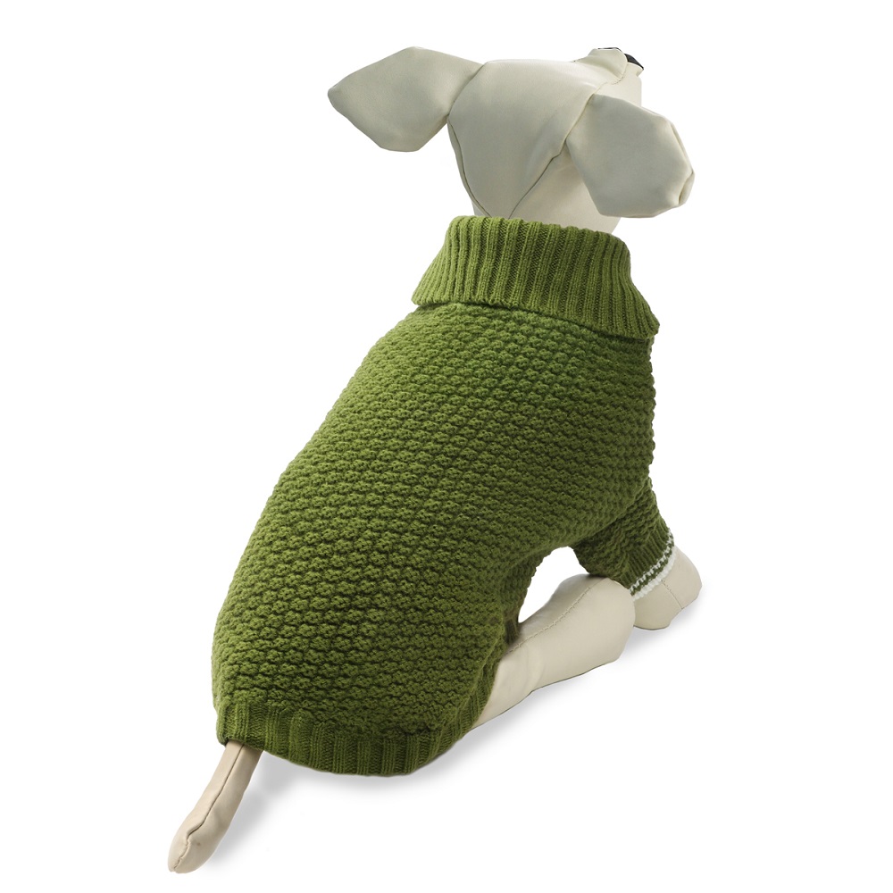 Свитер для собак TRIOL Бруклин ХL, зеленый, дл. по спине 40см