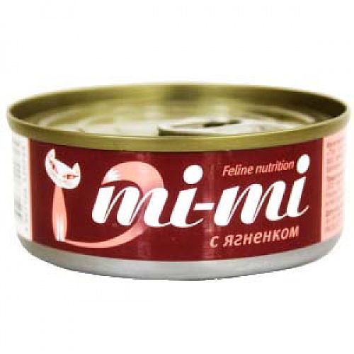 Корм для кошек Mi-mi Кусочки в желе ягненок конс. 80г mi bellumi mi bellumi ароматизатор для помещения mang