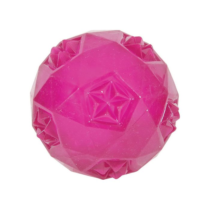 Игрушка для собак ZOLUX Мяч термопластичная резина малиновая 7,5см игрушка для собак trixie мяч dentafun бейсбольный резина 6 5см