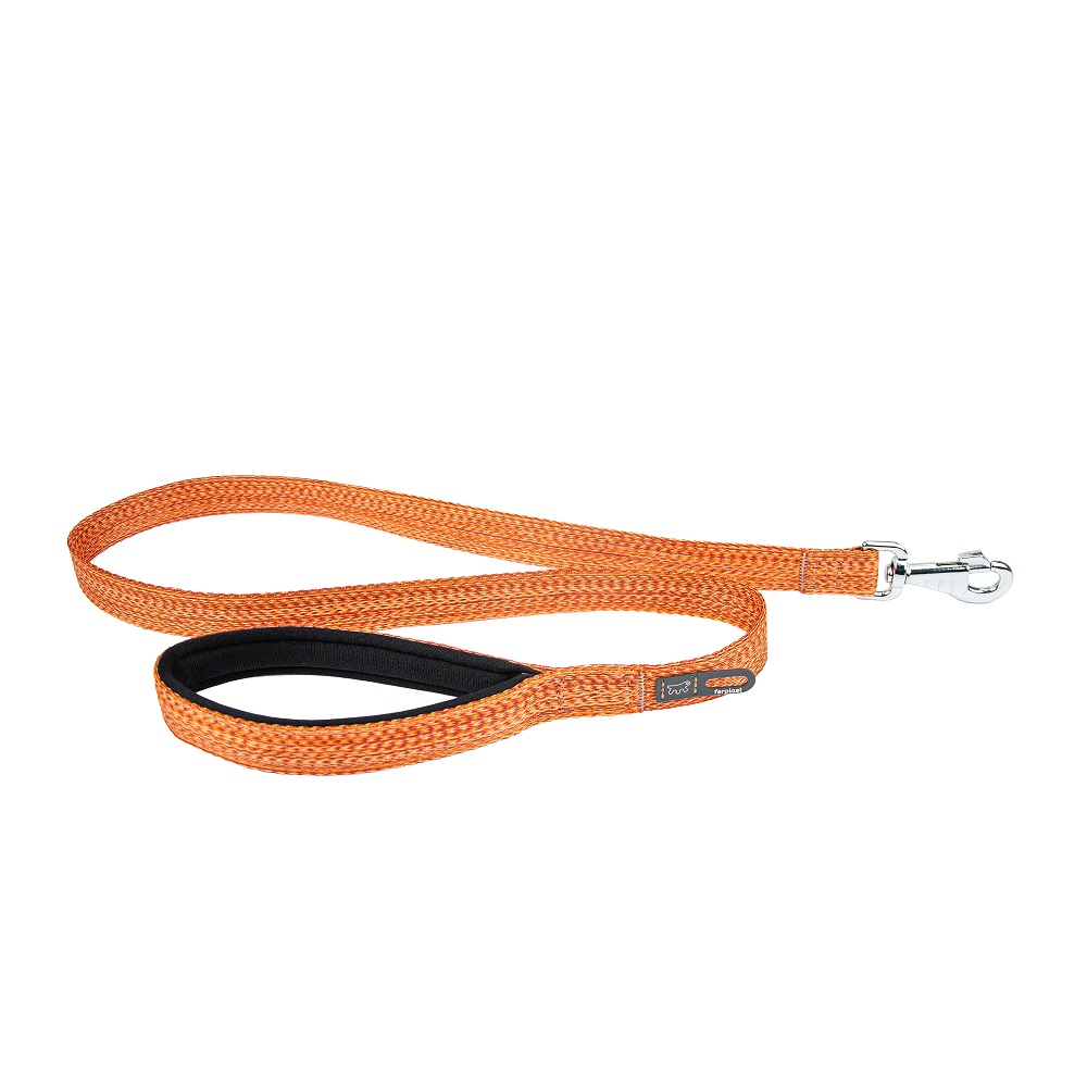 Поводок для собак FERPLAST Greener Soft G25120 эконейлон с мягкручкой и держатдля пакетоворанж 1457₽