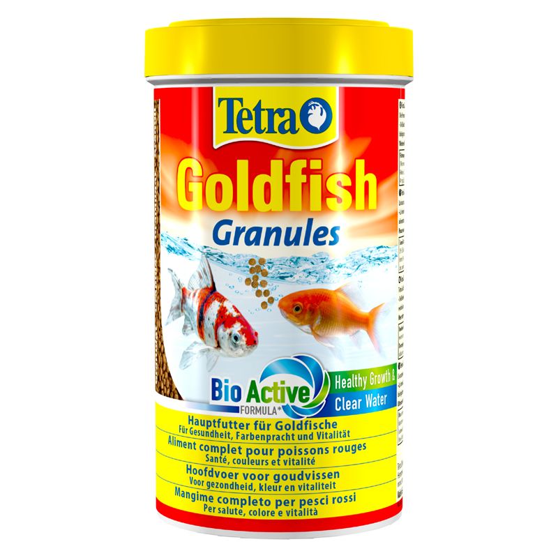 Корм для рыб TETRA Goldfisch granules основной корм в гранулах для золотых рыб 500мл корм для рыб tetra min granules для всех видов рыб в гранулах 250мл