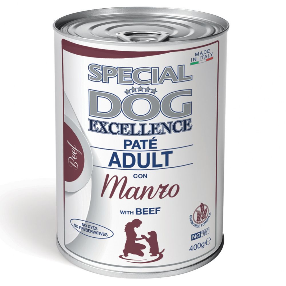 Корм для собак SPECIAL DOG EXCELLENCE Pate говядина банка 400г