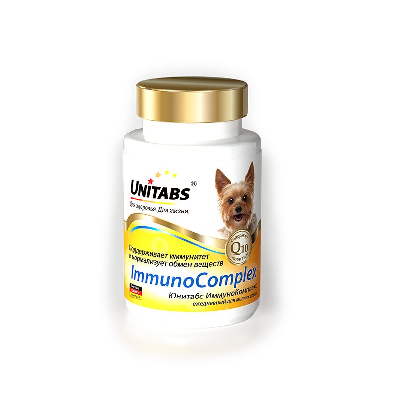 Таблетки UNITABS ImmunoComplex с Q10 для мелких собак 888₽