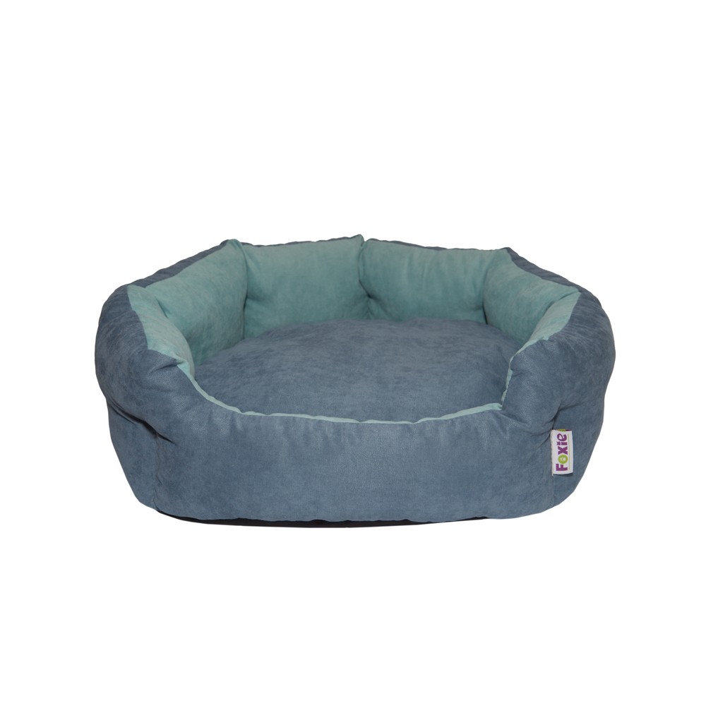 Лежак для животных Foxie Cream Sofa 50х47см синий