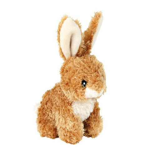 Игрушка для собак TRIXIE Кролик плюш 15см trixie игрушка бобёр 27 см плюш