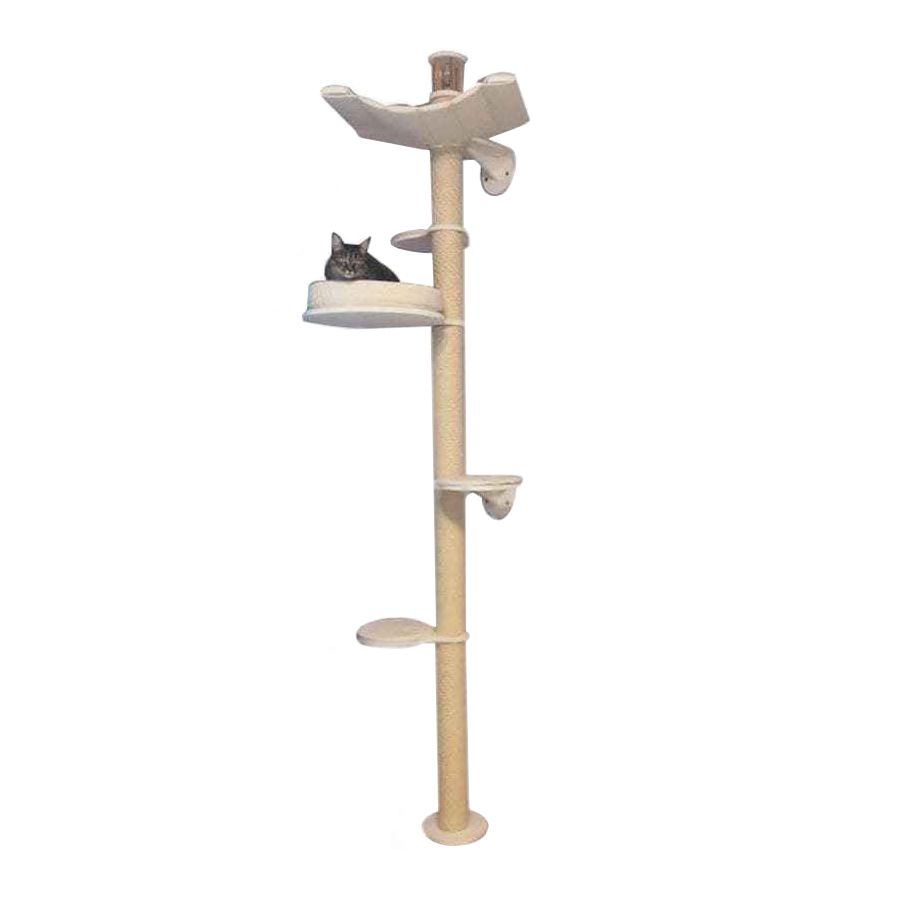 Когтеточка для кошек MYSNOOPY Comfort-3С, 200см цвет белый белые подушки