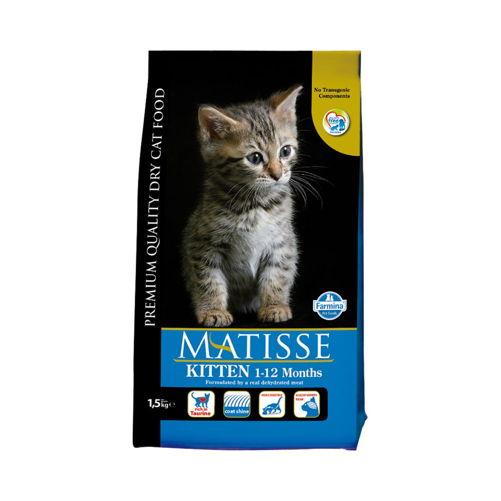 сухой корм farmina matisse для котят 1 5кг Корм для котят Farmina Matisse курица сух. 1,5кг
