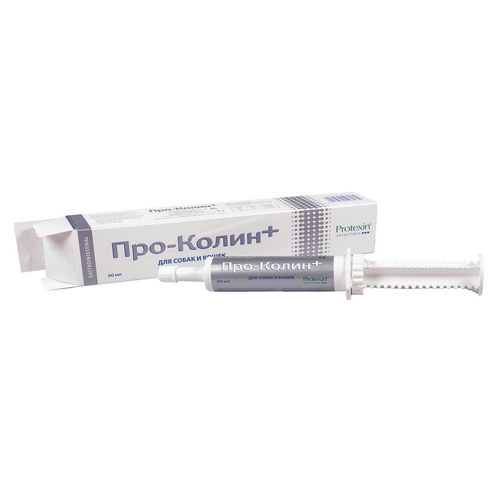 Пробиотик PROTEXIN Pro-Kolin шприц 60мл кормовая добавка protexin pro kolin 15мл шприц пробиотик