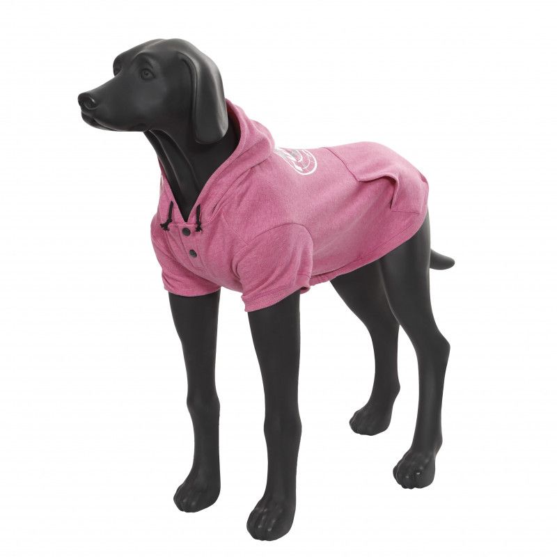 цена Толстовка для собак RUKKA Hoody розовая, размер 40 L
