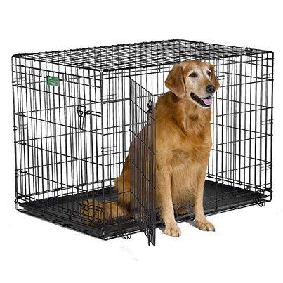 Клетка для животных MidWest iCrate двухдверная чёрная 106х71х76см цена и фото