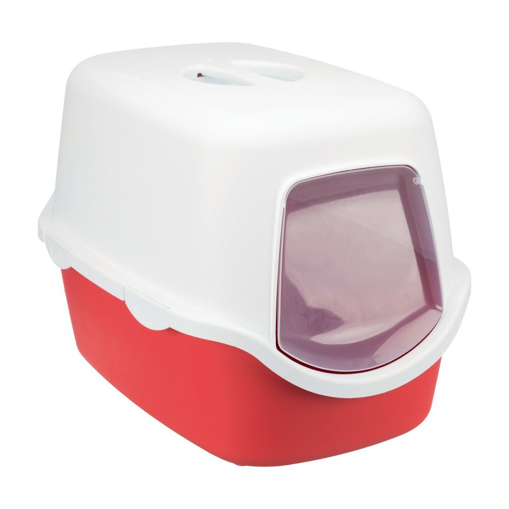 Туалет-домик для кошек TRIXIE Vico 40х40х56см кораловыйбелый 1530₽