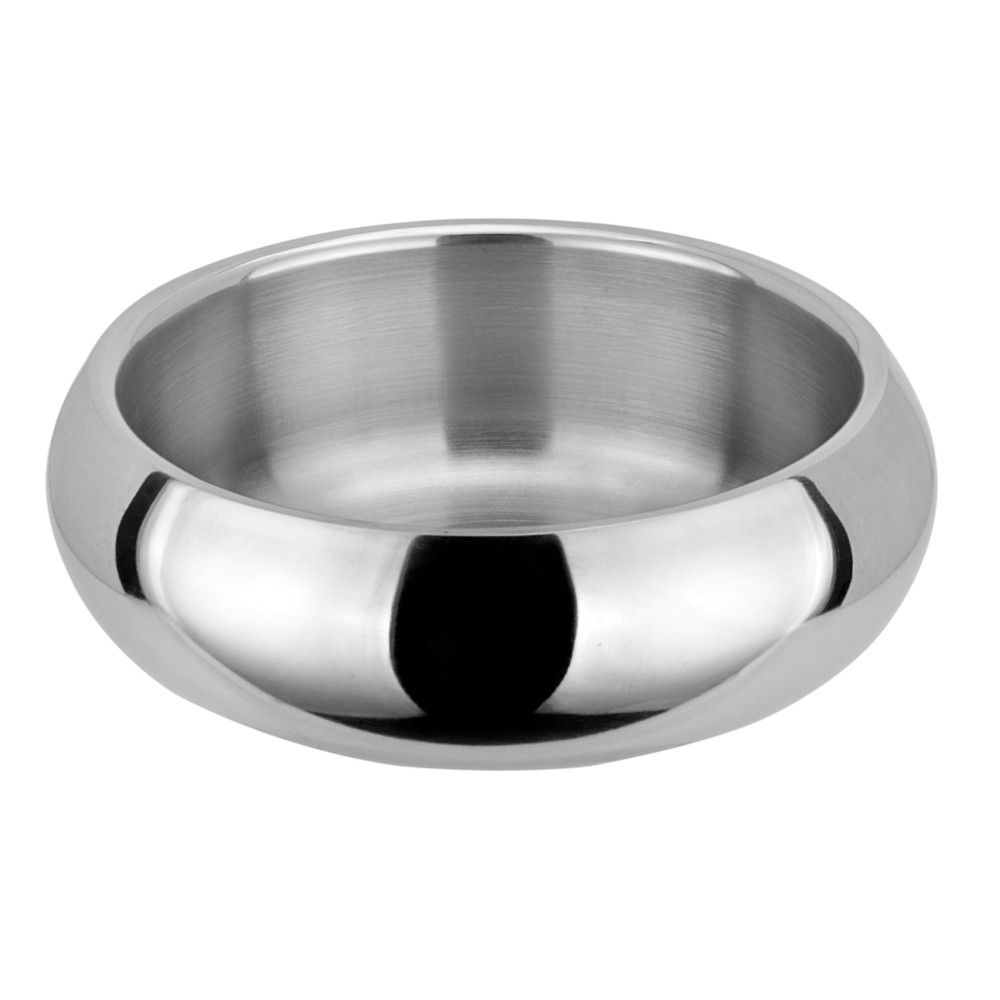 Миска для собак Mr.Kranch Belly Bowl из нержавеющей стали, нескользящее основание 1,2л
