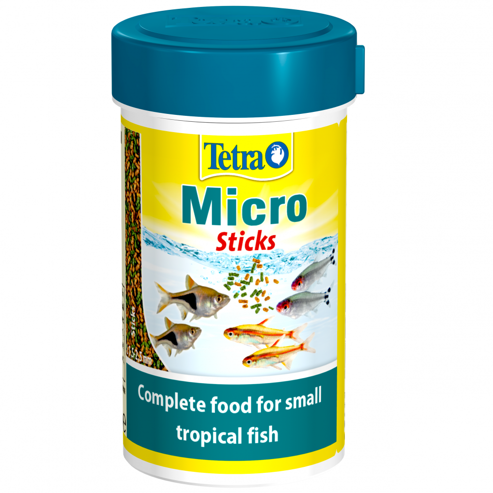 Корм для рыб TETRA Micro Sticks 100мл корм tetra koi sticks junior для молоди кои в гранулах 1 л