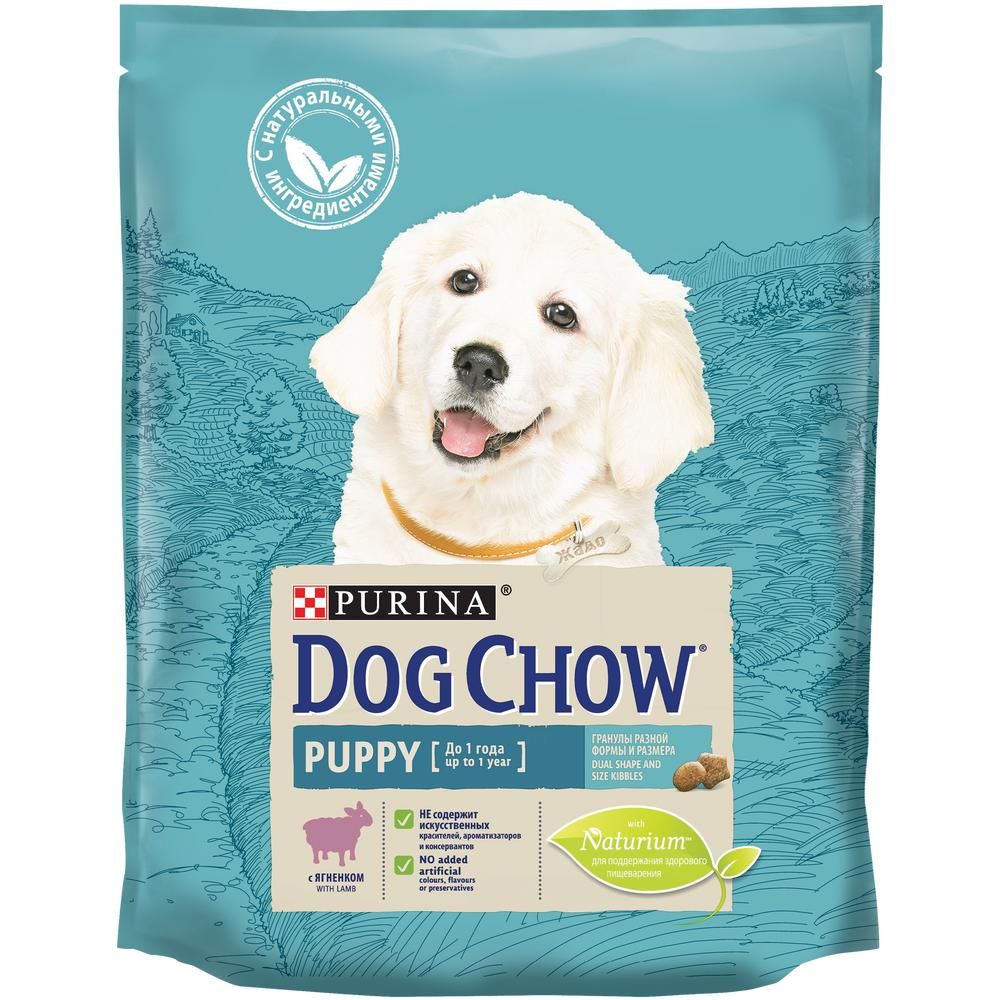 Корм для щенков Dog Chow Ягненок сух. 800г