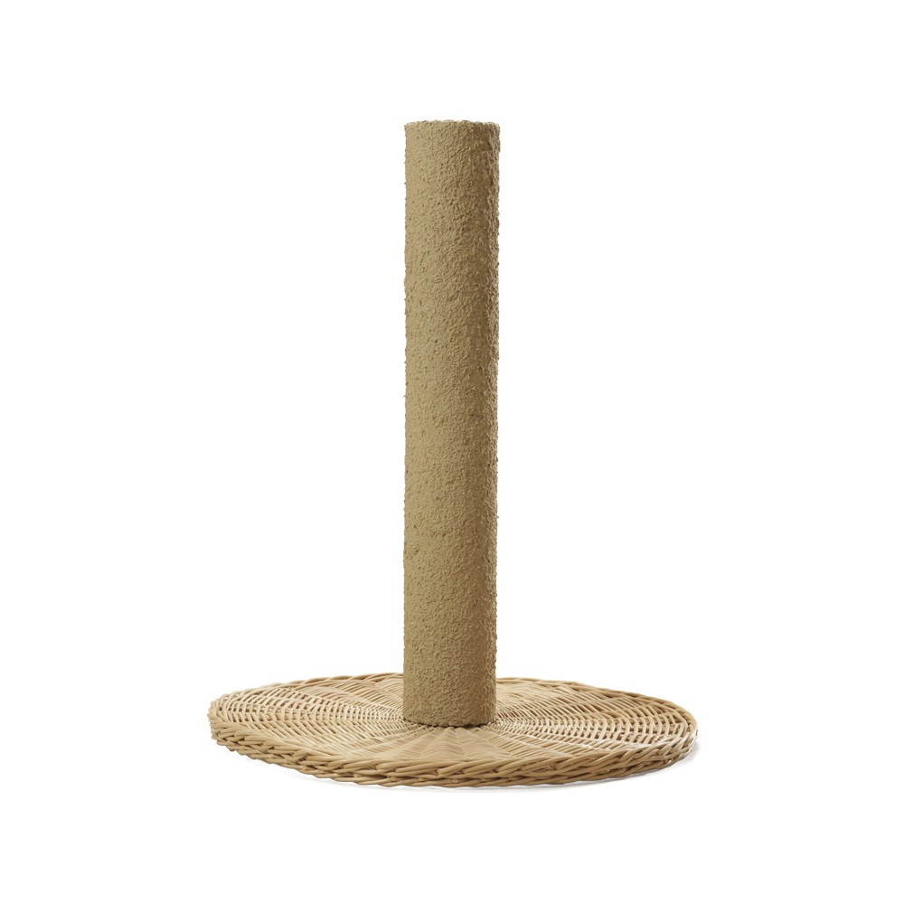 Когтеточка для кошек Eco-forms Столбик, бежевая 65см