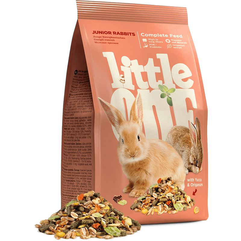 Корм для грызунов Little one для молодых кроликов 900г корм для грызунов little one для хомячков 900г