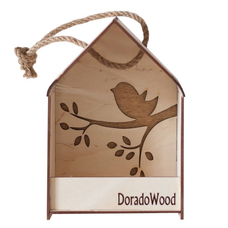 Кормушка DoradoWooD для уличных птиц кормушка для птиц doradowood дерево