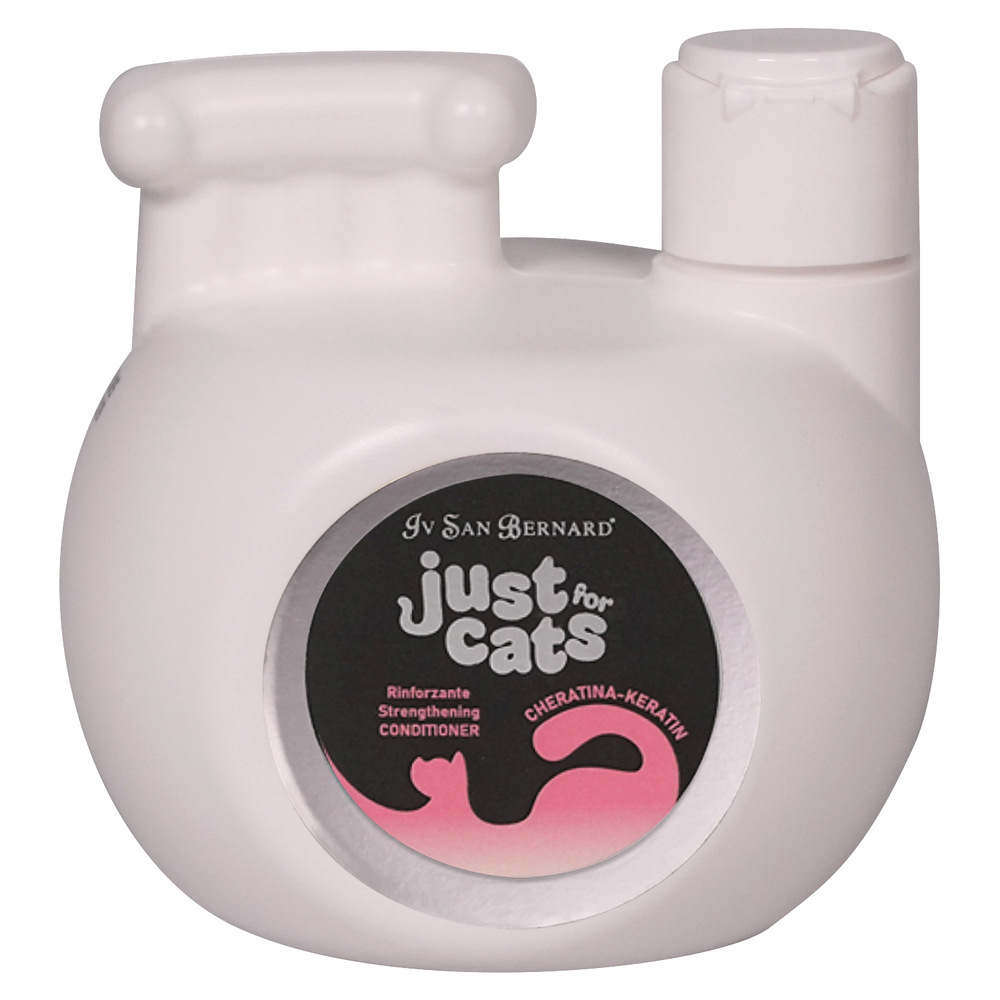 Кондиционер Iv San Bernard Just for cats Keratin дкош восстанавливающий для всех типов шерсти 300мл 1523₽