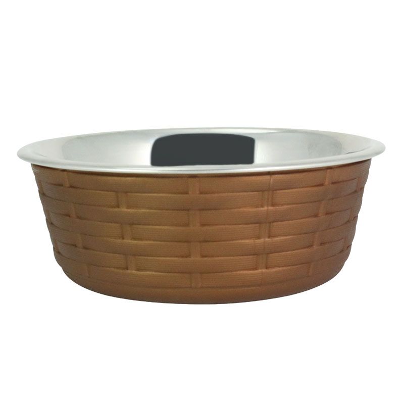 Миска для животных Foxie Woven Fusion Bowl металлическая 400мл миска для животных рыжий кот 400мл металл