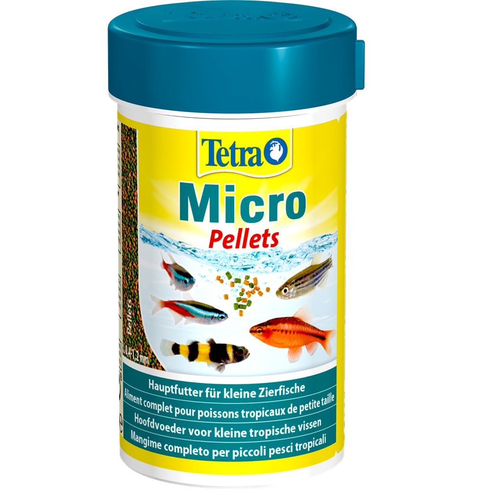 Корм для рыб TETRA Micro Pellets 100мл boiron gelsemium nervous stress relief meltaway pellets 3 tubes approx 80 pellets each
