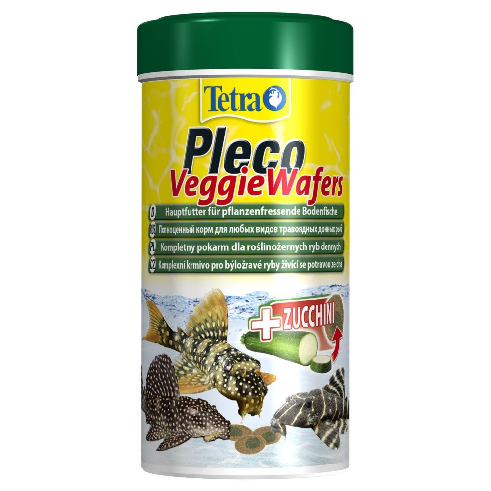 цена Корм для рыб TETRA Pleco Veggie Wafers для сомиков-присосок 250мл (110г)